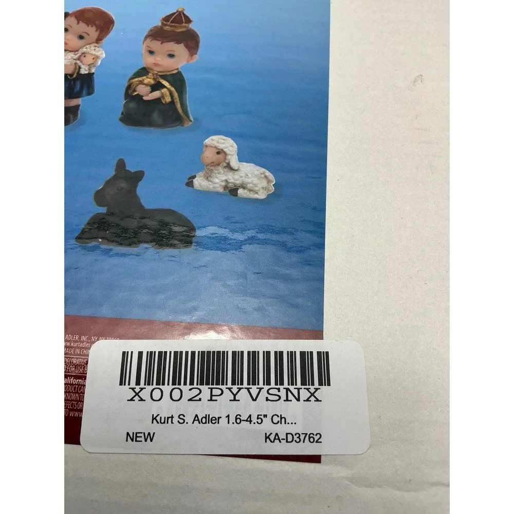 Kurt S Adler 12Piece Childrens Nativity set missing 1 piece‎